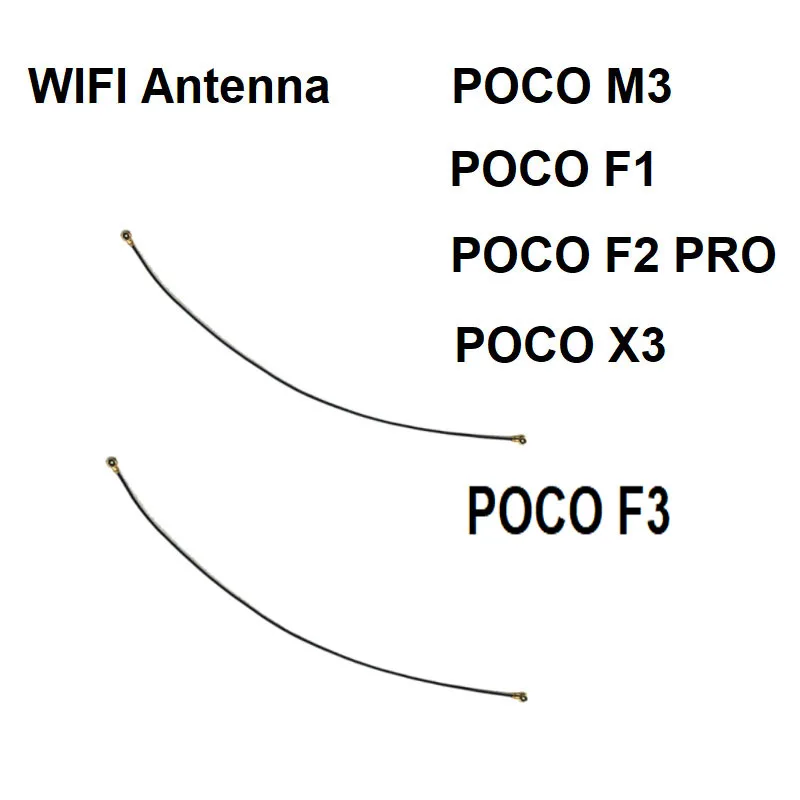 Wi-Fi Signal Wifi Aerial Ribbon Antenna Flex Cable Wire Repair Parts For Xiaomi Poco X3 X4 F1 M3 F2 Pro F3 NFC M3 PRO 4G 5G