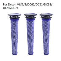 pre filter post filter kit for dyson v6 v7 v8 dc62 dc61 dc58 dc59 dc74 exclusive cordless stick vacuum cleaner replacement part