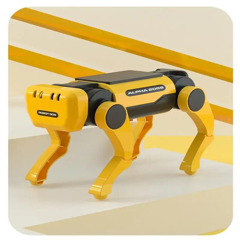 Xiaomi Youpin Solar Electric Mechanical Dog Cow Children Educational Assembly Tech Puzzle Toy Bionic Smart Robot Dog Toys New