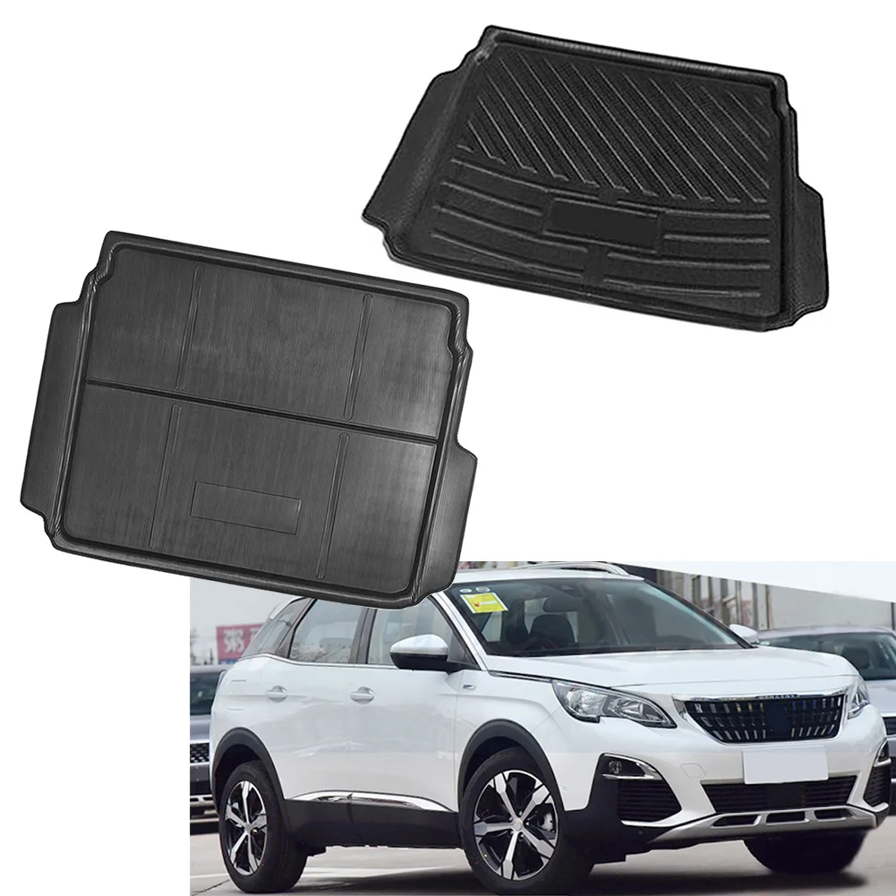 

Подкладка для багажника автомобиля, коврик для груза, поднос, напольный ковер для Peugeot 3008 4008 II MK2 2017 2018 2019