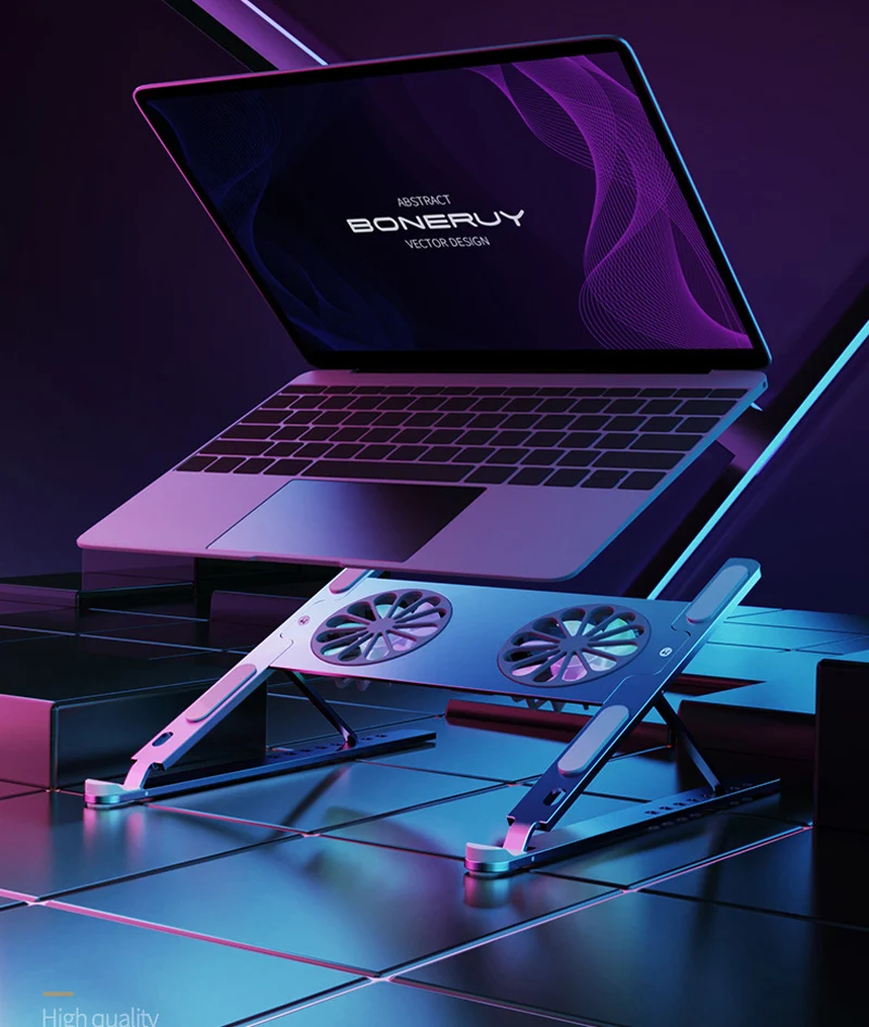 Подставка для ноутбука Missgoal алюминиевая складная охлаждающая подставка с 2