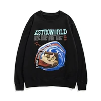 cactus jack harajuku sweatshirt hip hop rapper mob travis scott astroworld premium print sweatshirts men women loose sportswear