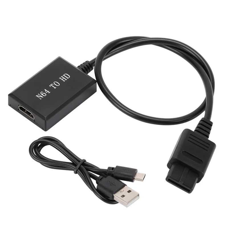

HD N64 To HDMI-Compatible Converter HD Link Cable for N64/GameCube/SNES Plug and Play 1080P for Nintendo 64 To HD Converter