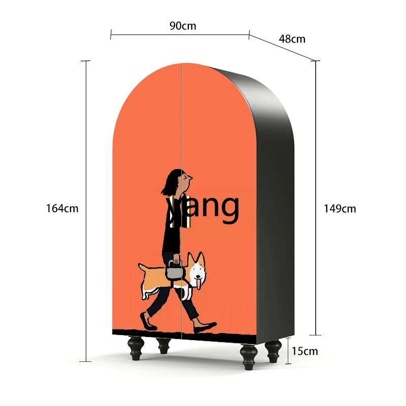 LXL современный шкаф для спальни кремовый вход из массива дерева двойная дверь