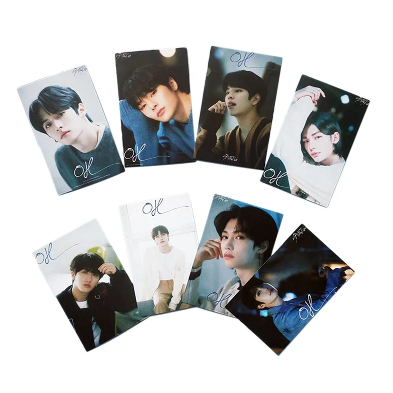 8 шт./компл. Kpop бродячие Детские фотооткрытки персональные HD печатные утолщенная
