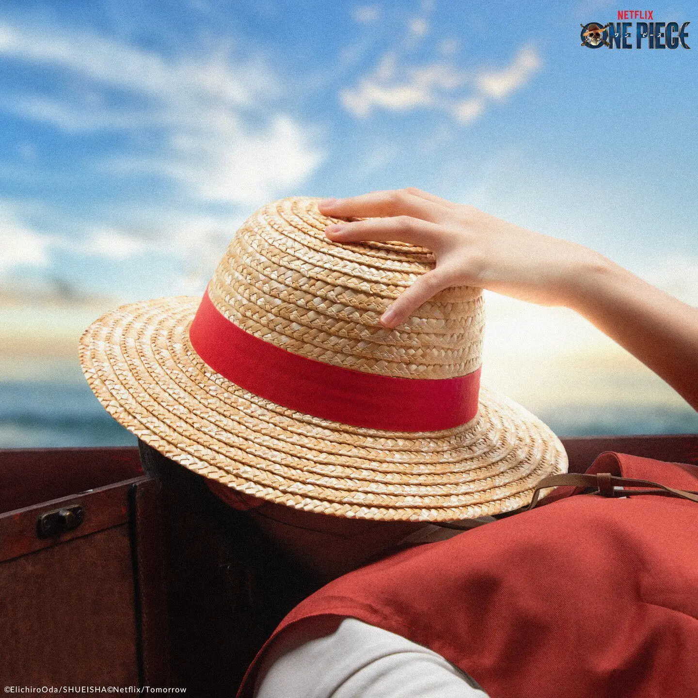 Фото Новая соломенная шляпа Луффи из аниме One Piece, костюмный аксессуар для косплея, пиратская шляпа, защита от солнца, подарок для фанатов, аксессуар для вечеринок. №3