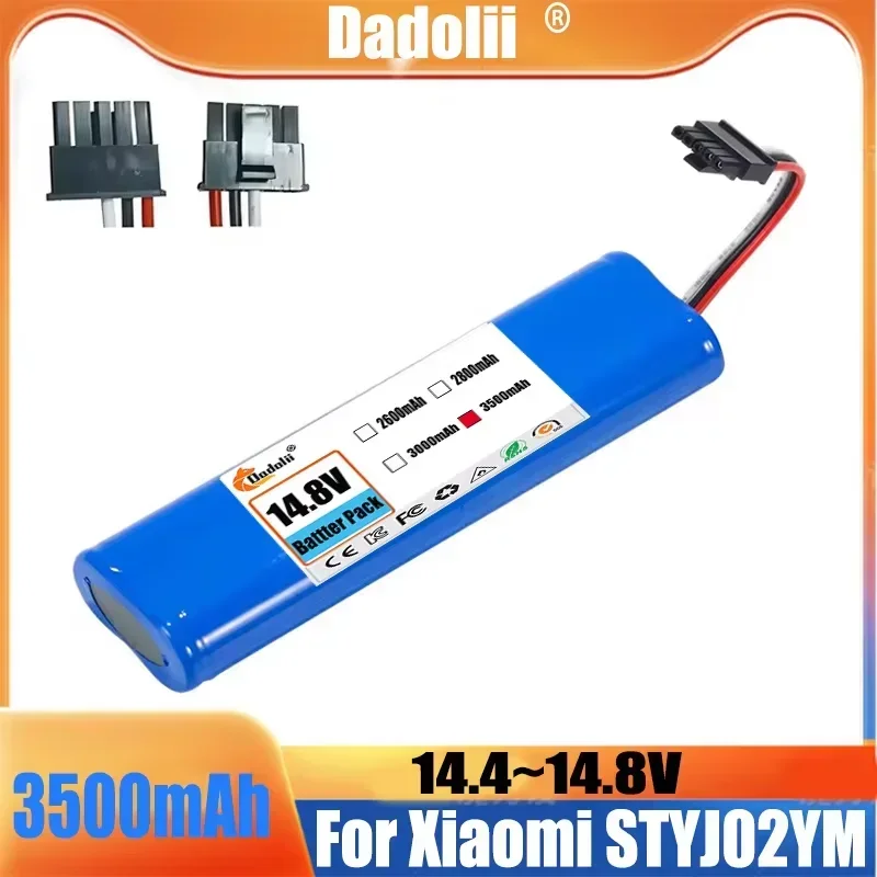 Литий-ионный аккумулятор 14 4 В 4000 мАч 18650 для Viomi V2 Pro V-RVCLM21B и Mi Vacuum Mop-P STYJ02YM