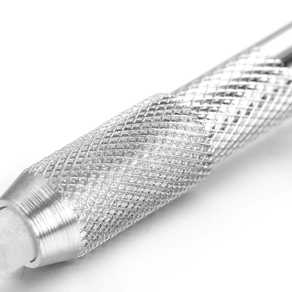 

130*10mm Slate Pencil Silver Talc Pen Steel Scribing Tool For Drawing Line Marking Carpentry Soldering Incision