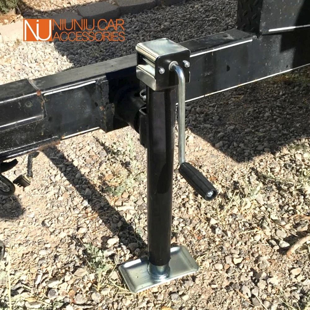 Прицепный домкрат боковая ручка с фиксированным ветром 10-дюймовое крепление