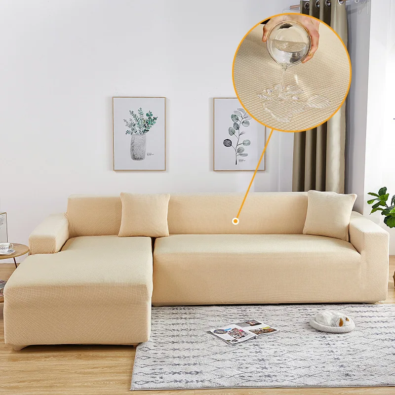 

2023 Spring Waterproof Waffle Stretch Three-dimensional Sofa Cover