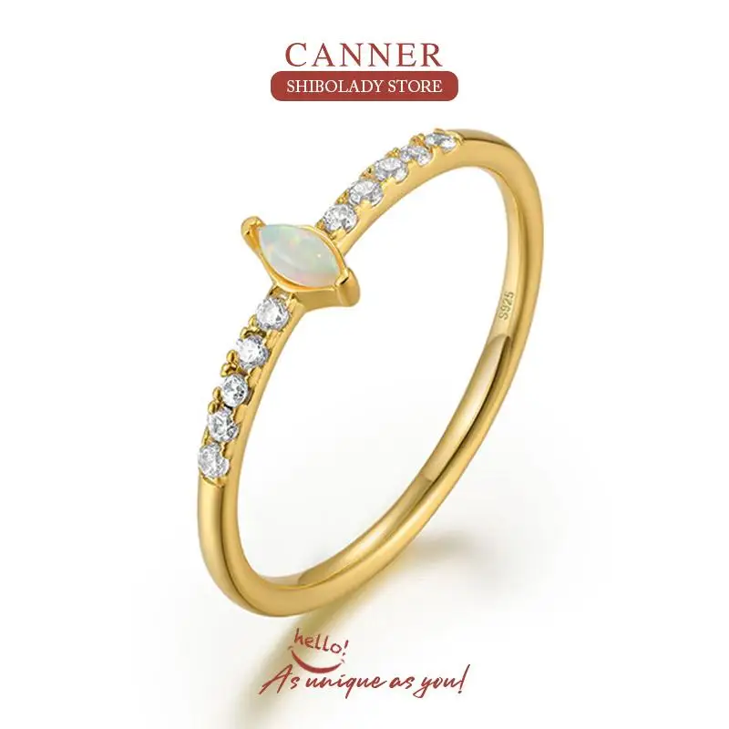 Женские винтажные кольца из серебра 925 пробы с опалом