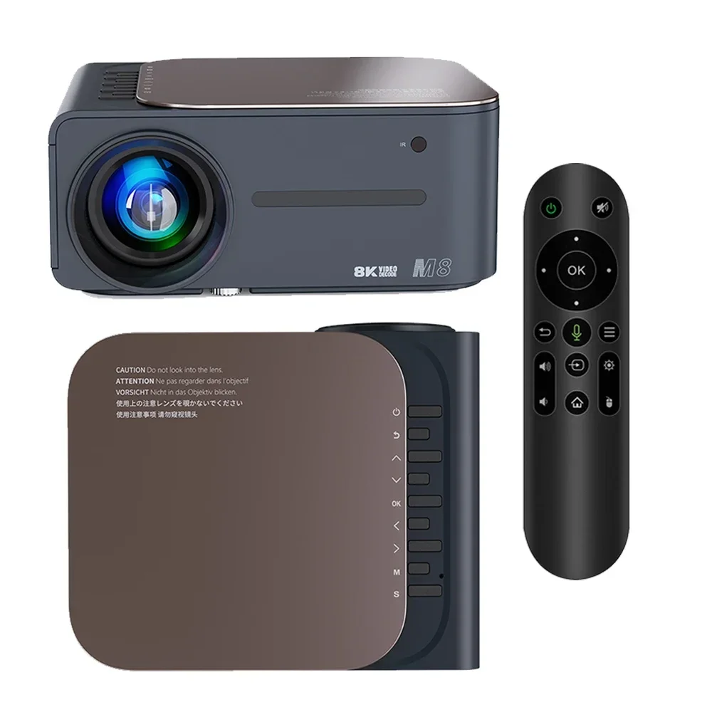 Высококачественный офисный домашний кинотеатр 400 ANSI люменов M8 Amlogic T972 8K 4K