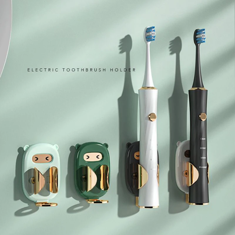 

Wall-mounted Electric Toothbrush Holder Gravity Induction Punch-free Retractable Toothbrush Storage Rack Bathroom Accessories