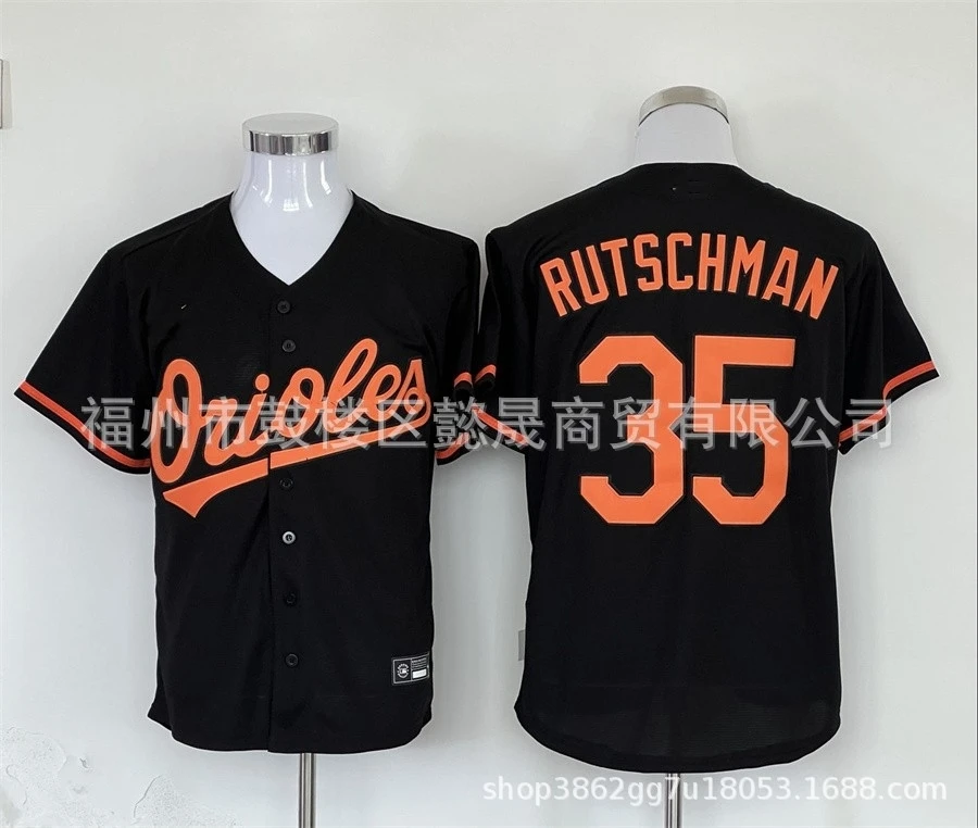 

Letter Embroidery Men Baseball Jersey Short Sleeve Team T-Shirt Plus Size Top Shirt Streetwear