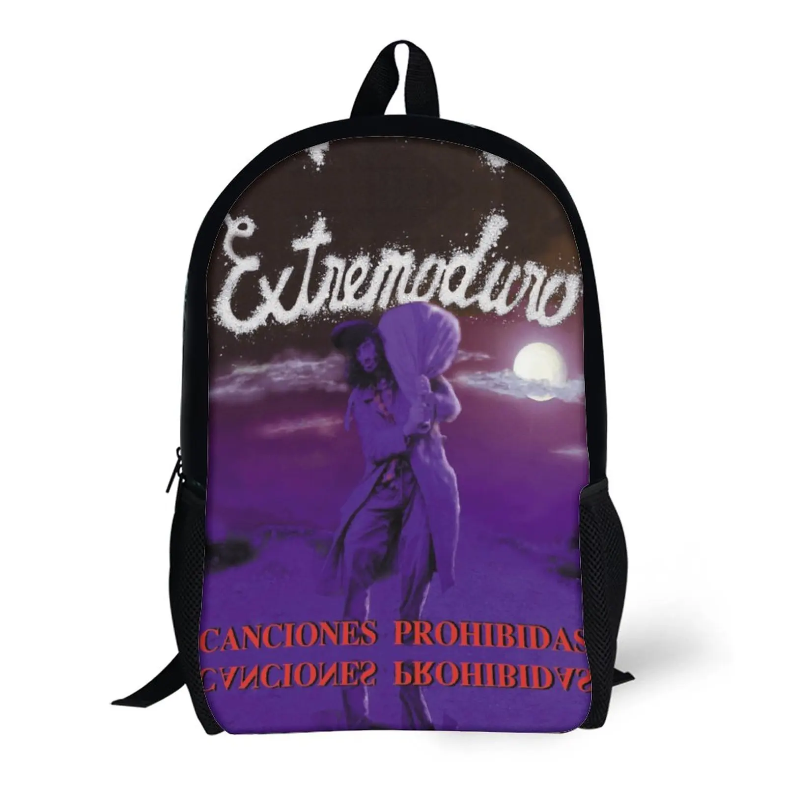

Extremoduro Canciones Prohibidas Secure Cosy Blanket Roll17 Inch Shoulder Backpack Vintage Schools Novelty