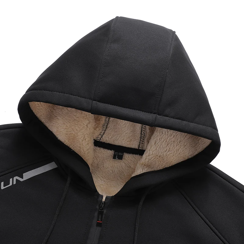 Мужской кашемировый спортивный костюм повседневный теплый из двух предметов