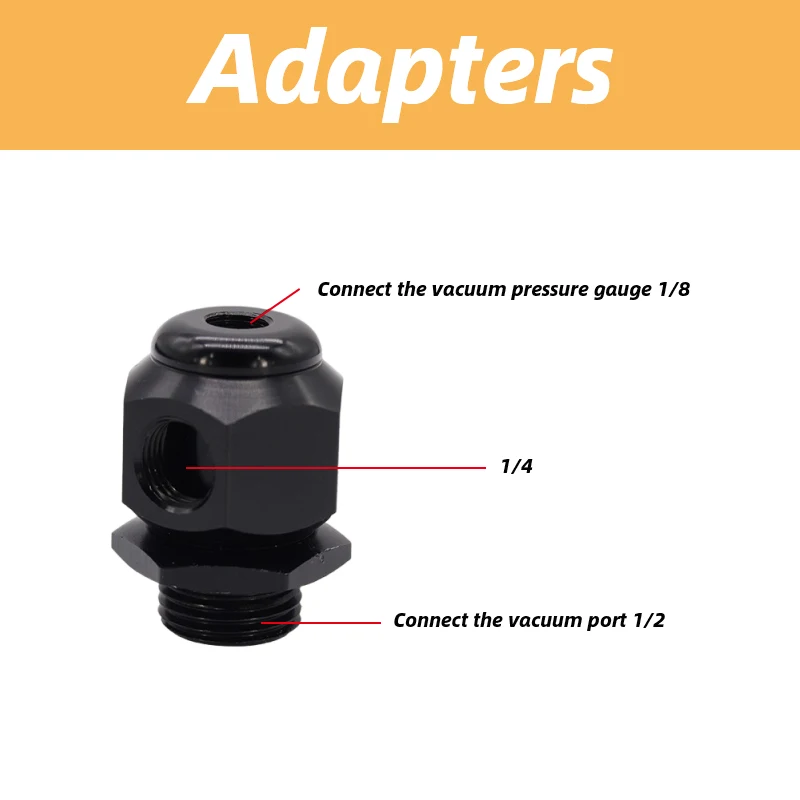 

Небольшой многоступенчатый вакуумный генератор серии VIM VIL, большая мощность всасывания, генератор отрицательного давления с большим расходом VIM301-D-N