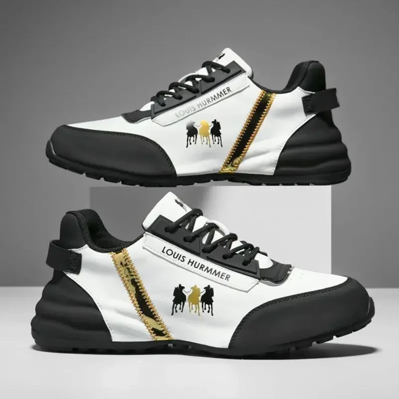 Кроссовки мужские на молнии сбоку модная Повседневная Популярная обувь для