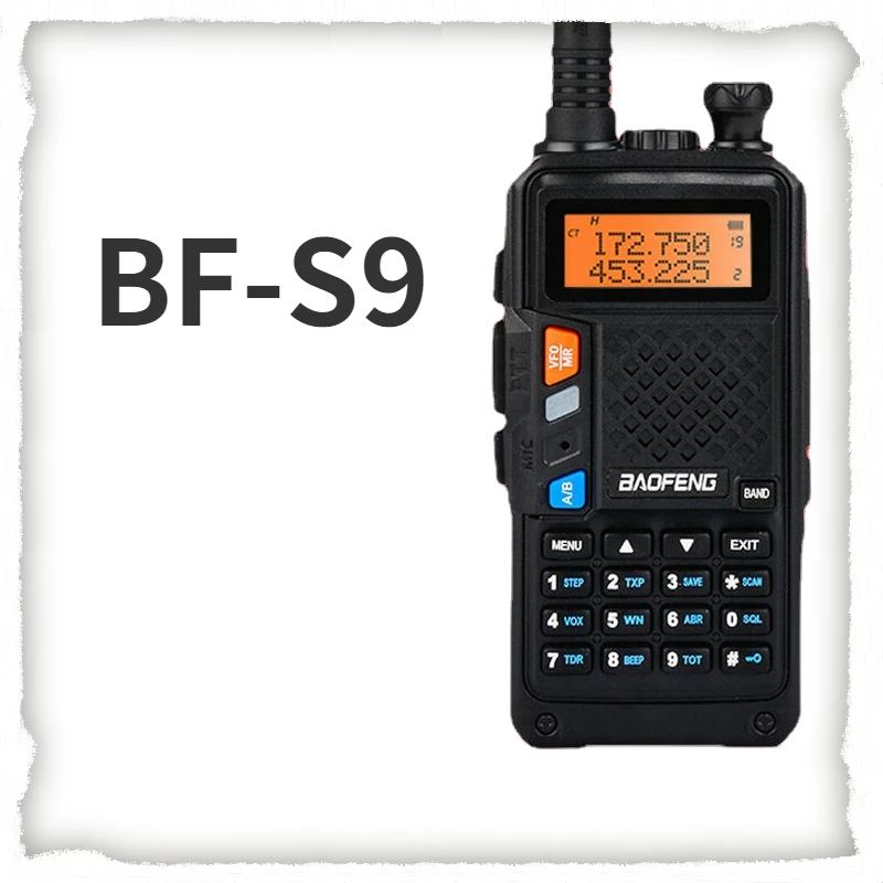Baofeng Bf-s9 Walkie Talkie Civil High-power Outdoor Handheld Radio Station Baofeng Bf-r9 Outdoor Direct Charger