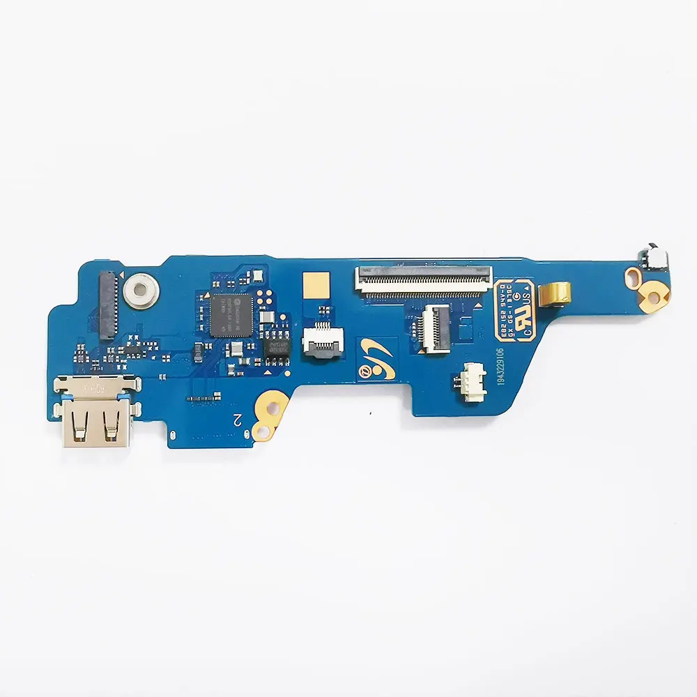 Фото Кабель-переходник для кнопки питания и порта USB для ноутбуков Samsung Galaxy Book Flex Alpha NP750QCJ, NT750QCR, NT750QCJ (плата BA92-20410A) №3