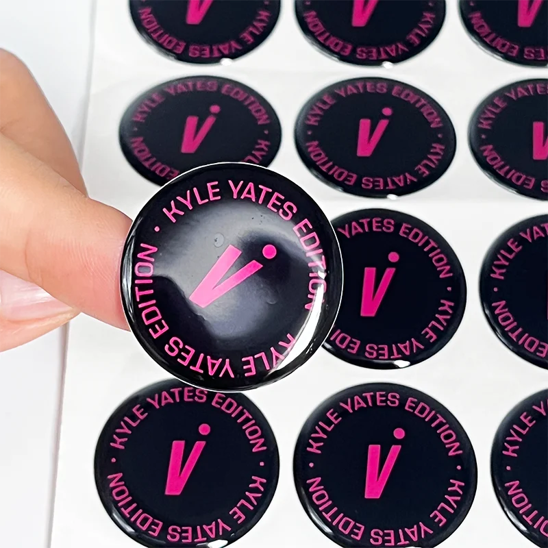 Высококачественные эпоксидные наклейки по индивидуальному заказу дизайнерские