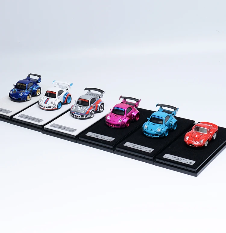 

Little Egg 1:64 Porsche993 RWB Ferrari 250GTO Resin Limited Edition Metal Static Car Model Toy Gift