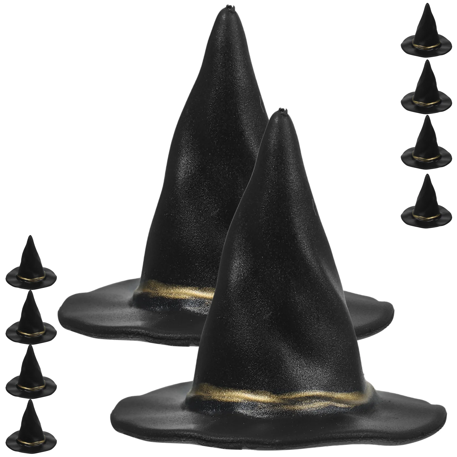 

Small Witch Hat Decoration DIY Accessories Mini Hats Crafts Miniature House Tiny