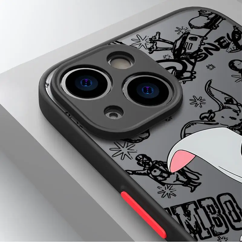 phone cases for Redmi Note 12S 11 case K40 8 10S 11Pro 10 13 8T 9 11S Lite 12 Luxury Cover funda Disney Cute Animation Dumbo