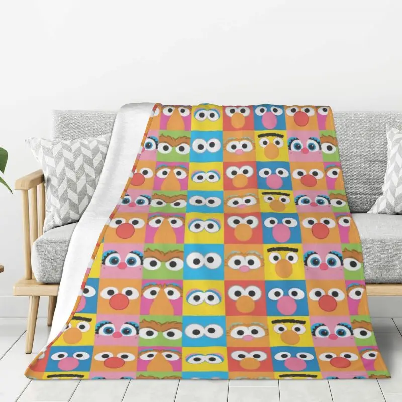 Мягкое Фланелевое флисовое теплое одеяло на заказ мультяшное в виде веселого