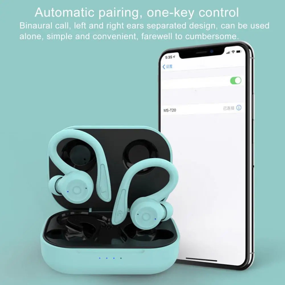 MS-T20 Bluetooth-совместимые наушники 5 0 с длительным временем работы в режиме ожидания