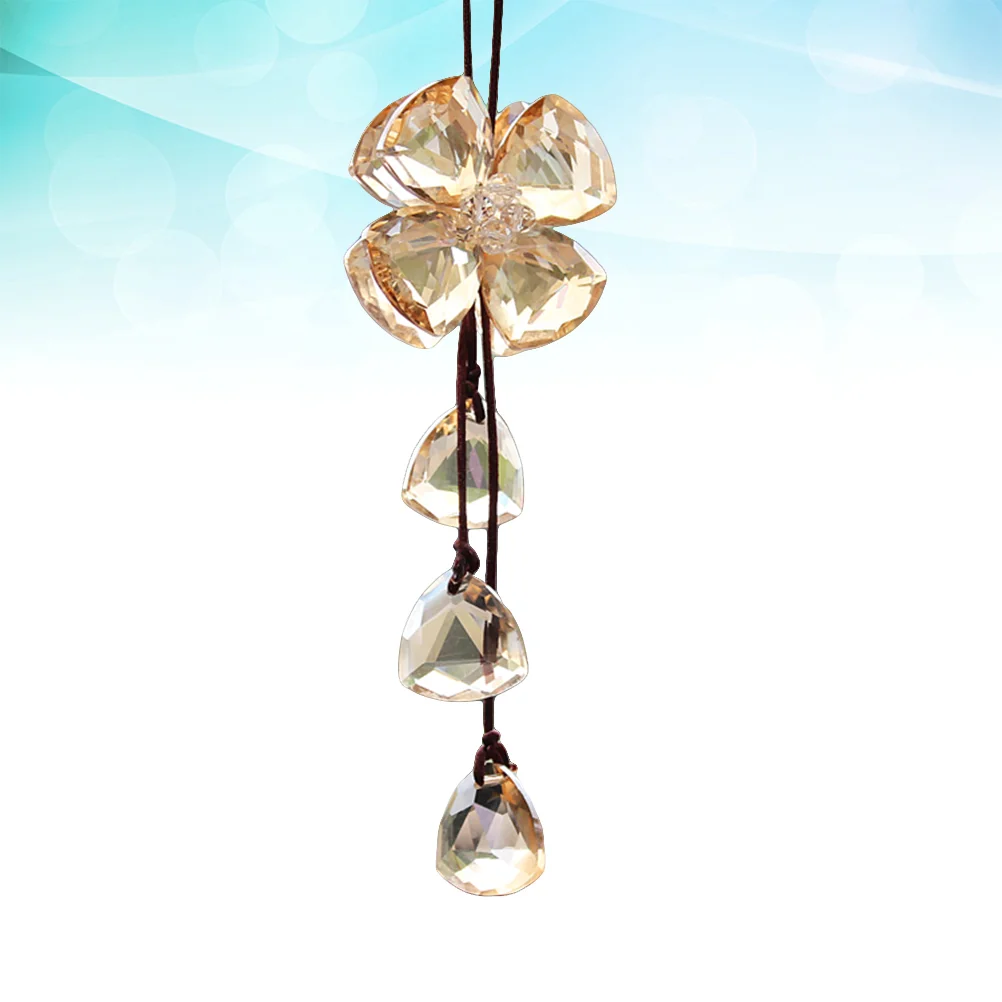 

Crystal Hanging Suncatcher Car Ornament Sun Catcher Window Rainbow Rear View Mirror Ornaments Gemstone