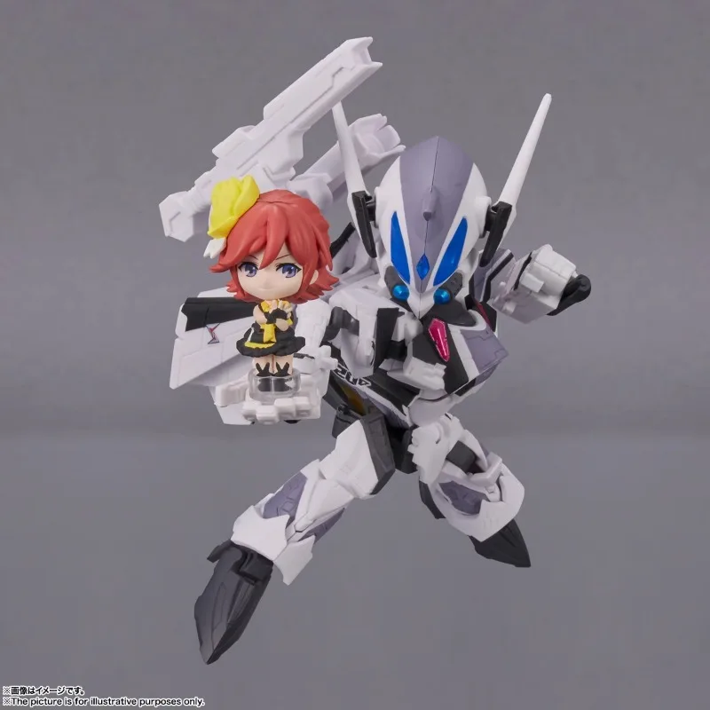 Bandai Original TINY SESSION The Super Dimension Fortress Macross VF-25G Ranka Lee Q-version Комплект модели сборки (art.: 3920ca747b265) - 3920ca747b265