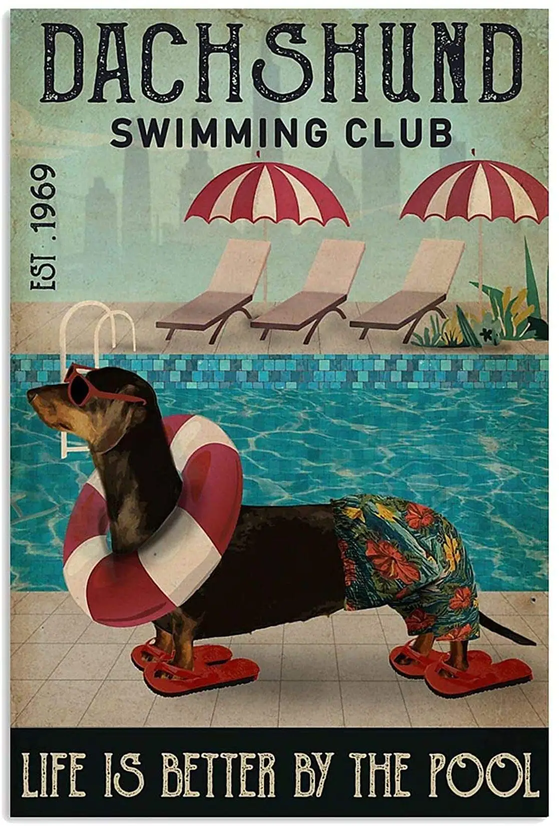 

Metal Plates Movie Poster Vintage Retro Pet Dogs Posters on the Wall Stickers Golden Retriever Gamer Room Dachshund Tin Sign