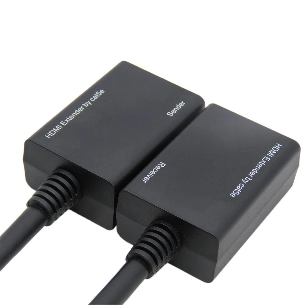 Расширитель HDMI Over RJ45 CAT5e CAT6 UTP LAN Ethernet Balun Повтор тип A 19-контактный Соединительный