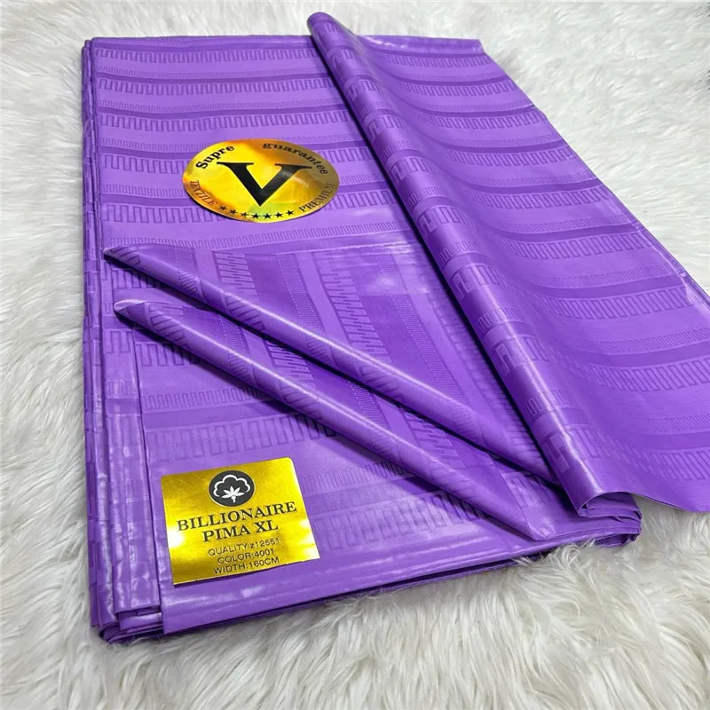 

5 Meter 100% Cotton African Jacquard Basin Dress Fabric Bazin Riche Brode For Men Or Women Clothes Material Wedding Party 4L0891