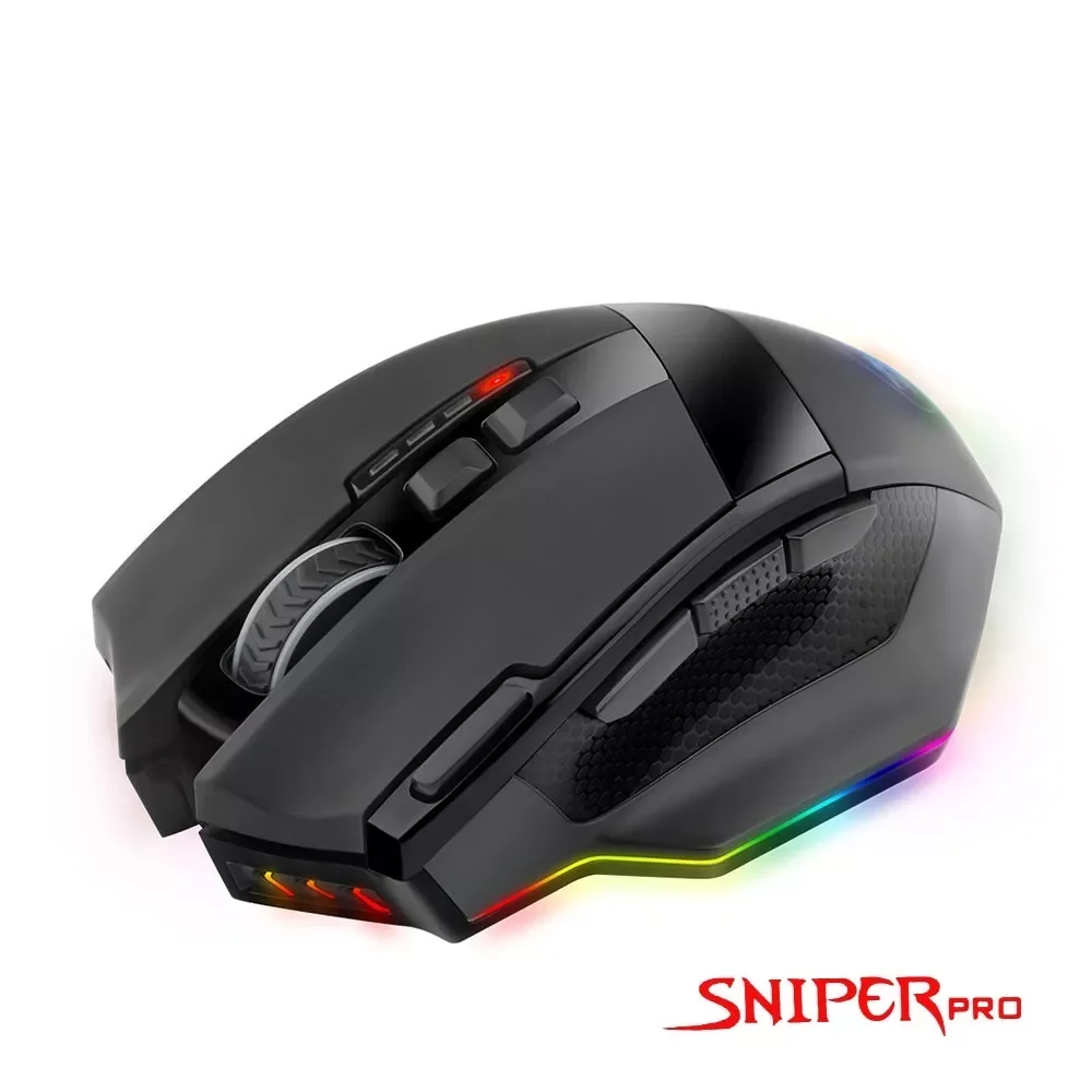 

2022 Redragon Sniper Pro M801P RGB USB 2.4G Wireless Gaming Mouse 16400DPI 10 buttons Programmable ergonomic for gamer Mice