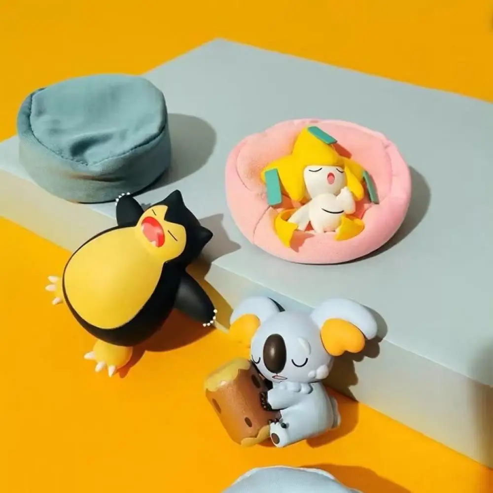 

Pokemon Genuine Figure Cute Doll Pikachu Pokmon Sleeping Position Kawaii Figure Desktop Decorations Birthday Gift