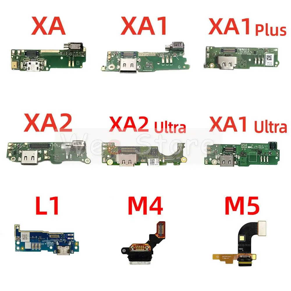 Оригинальный гибкий кабель для зарядного устройства Sony Xperia L1 L2 L3 L4 M4 M5 XA XA1 XA2 Plus -
