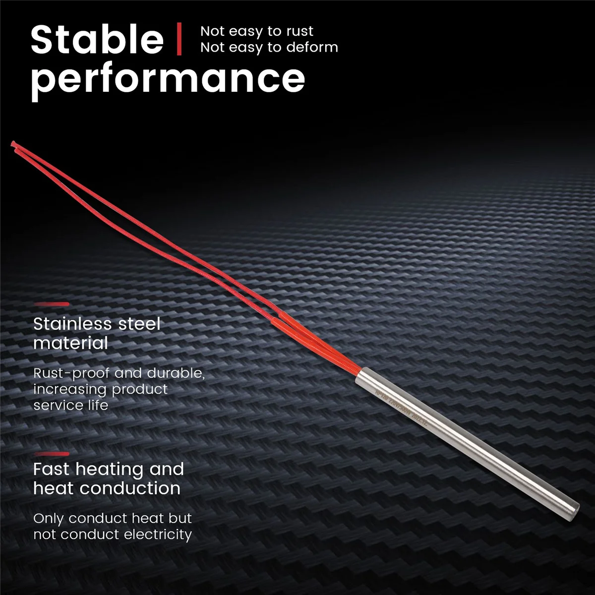 Электрическое сопротивление 220 В переменного тока 500 Вт Картриджный нагреватель