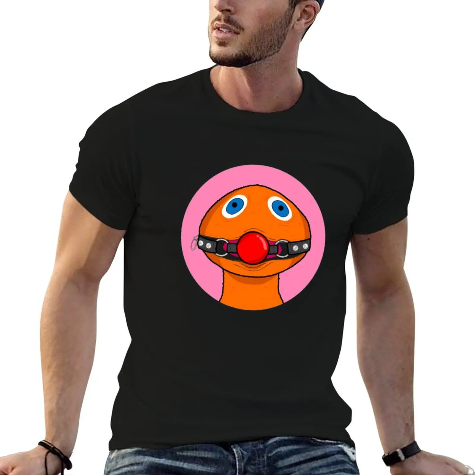 Фото Футболка Zippy, черная хлопковая футболка, однотонная, для мужчин, в упаковке, персонализированная футболка с аниме-принтом, футболка оверсайз №1