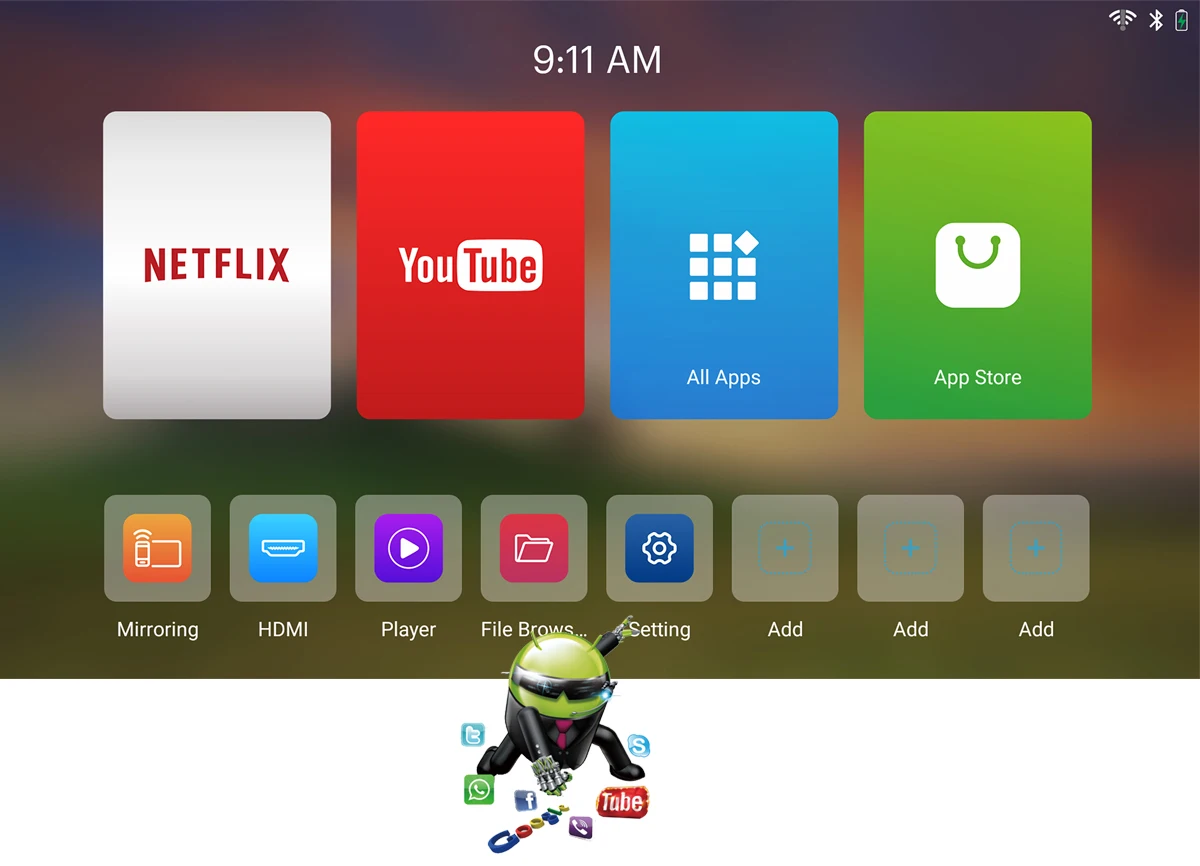 Aome S90 3d небольшой проектор для мобильного телефона портативный карманный