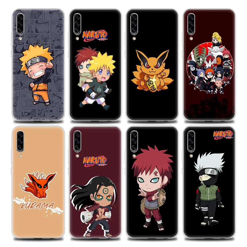 

Cute Cartoon Anime Naruto Clear Phone Case for Samsung A70 A70s A40 A50 A30 A20e A20s A10 A10S Note 8 9 10 20 Soft Silicone