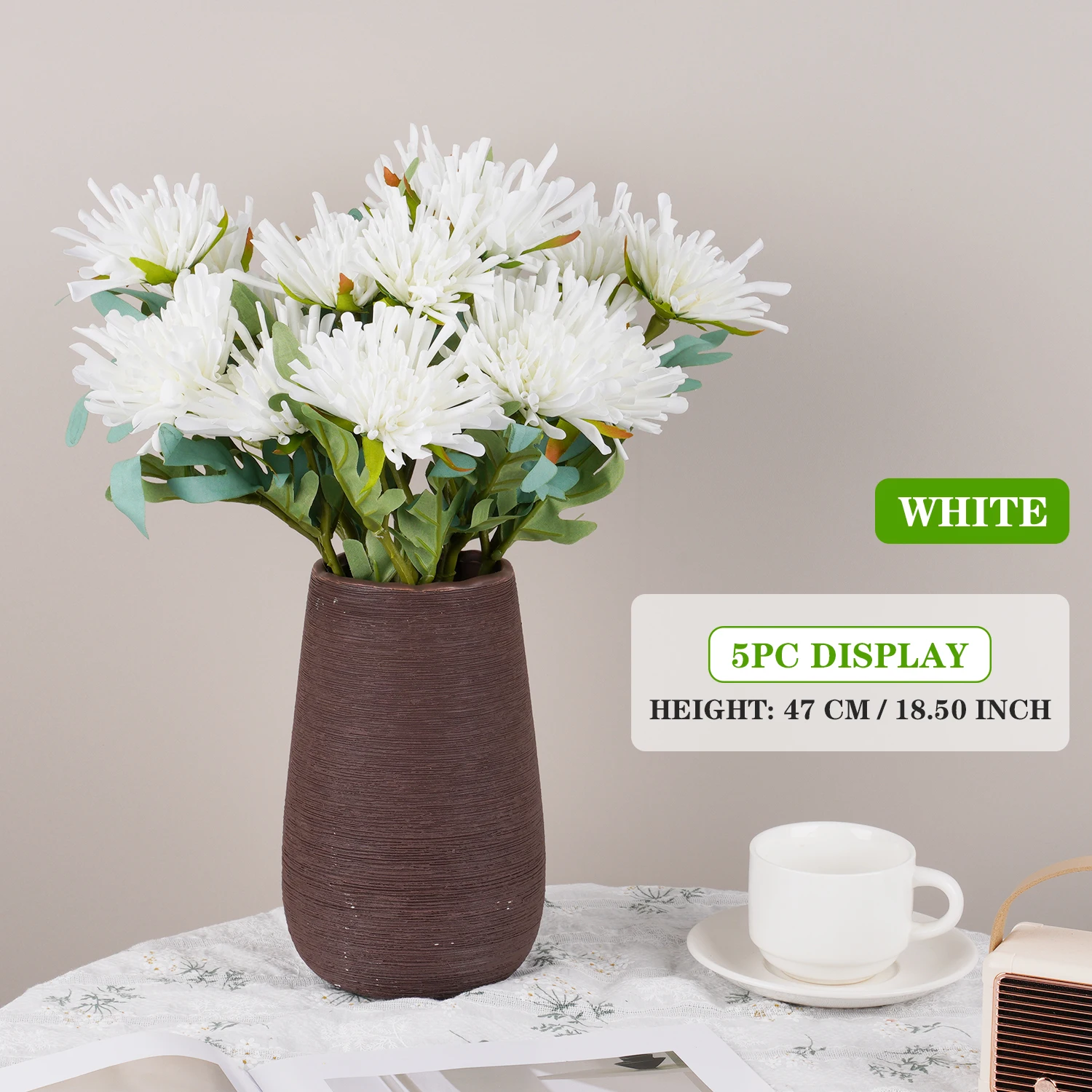 

Искусственные хризантемы Uflower 47 см