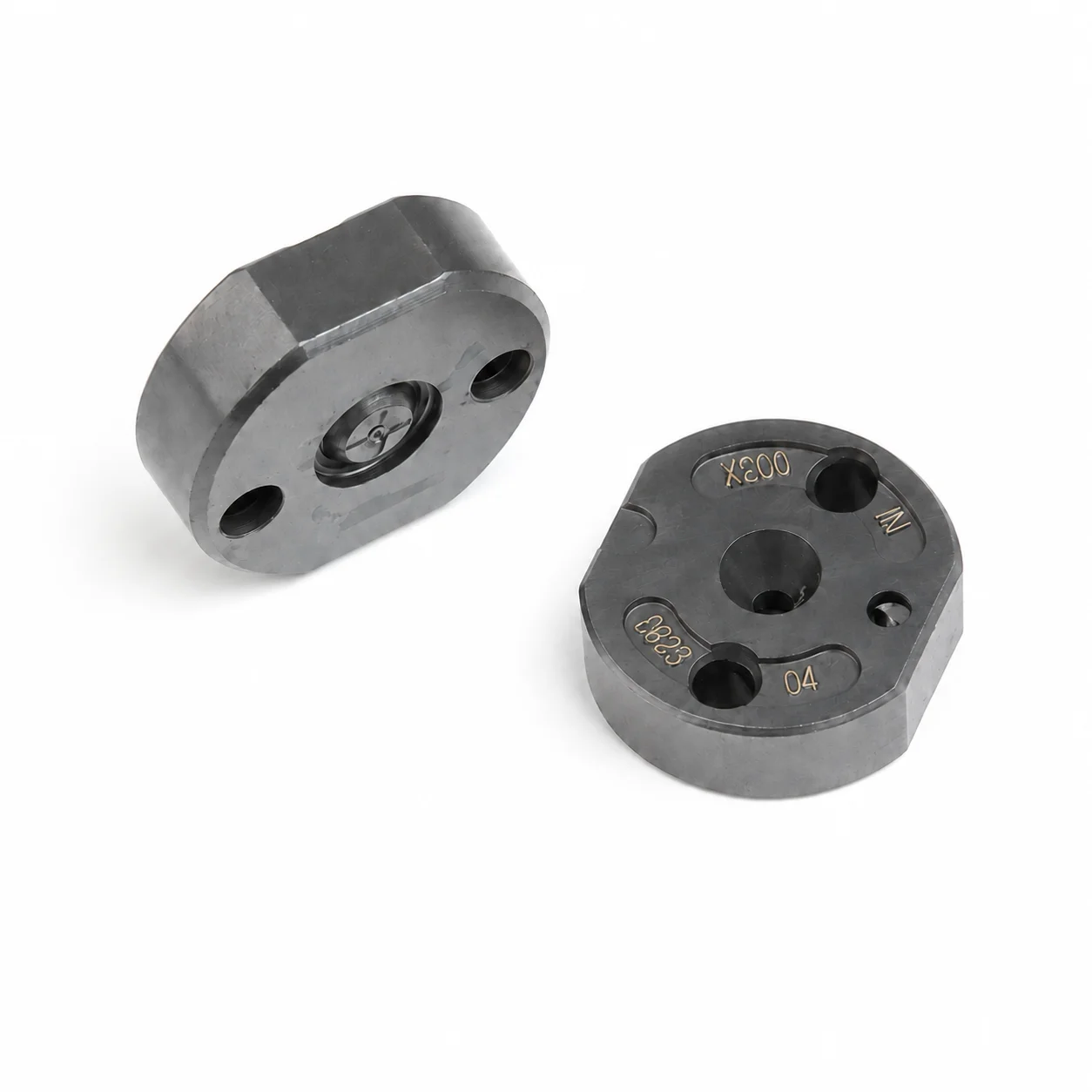 Фото Пластина с отверстием для системы Common Rail 04 #   Для дизельных форсунок 09500-503X/522X/595X/635X/659X/679X/785X/789X, детали топливной системы. №5