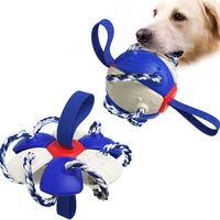 dog outdoor training toy flying saucer ball rebound soccer clean teeth interactive smart toy chew play pet accessorie