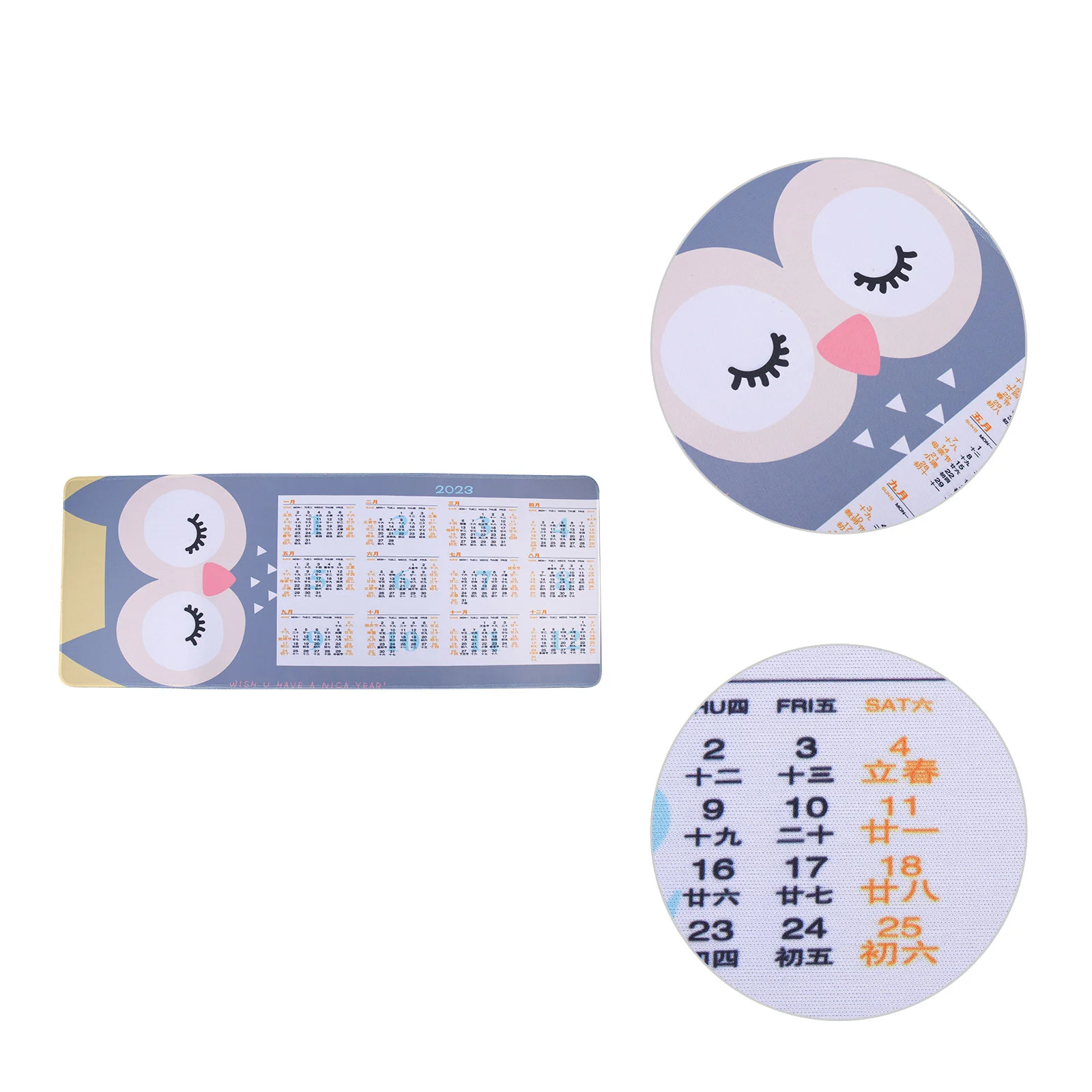 

Pad Mat Calendar Keyboard Computer Desk Gaming Mousepad Rubber 2023 Animal Animedesktop 2022 Laptop Largeoffice Antiadorable