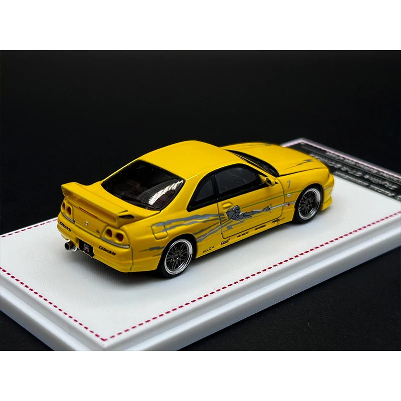FH в наличии 1:64 Skyline GTR R33 BCNR33 R32 S Tune Carbon Black Diecast Коллекционная модель автомобиля
