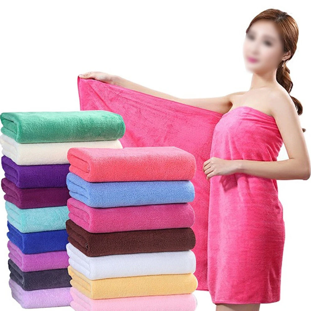 

Quick Drying Towel Sports Travel Lightweight Solid Microfiber Absorbent Washcloth Gym Beach Swimming Yoga Shower Bath Towel New
