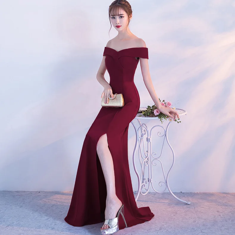 Luxury Party Elegant Dresses for Women 2022 Evening Prom Formal Long Clothes Sexy Sequin Cocktail Ceremony Birthday Maxi Outfits