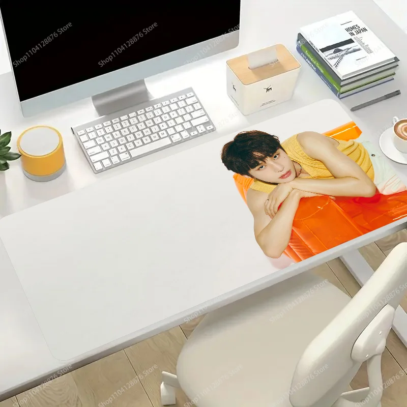 Idol JUNGWOO Singer Ablum Perfume Mousepad Gaming Mouse pad Gamer Pc Accessories Deskmat Keyboard Mat Desk Protector Mause Pads